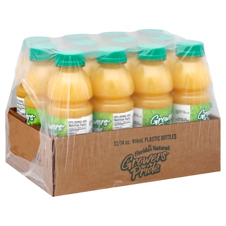 Fl Nat Growers Pride Growers' Pride From Concentrate Orange Juice 14 fl. oz., PK12 001630016047